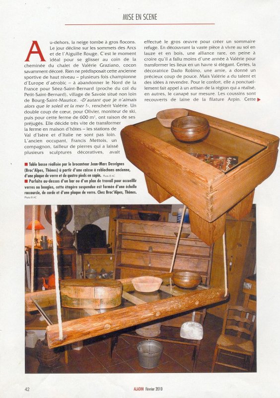Magazine "Aladin - le magazine des chineurs" Février 2010